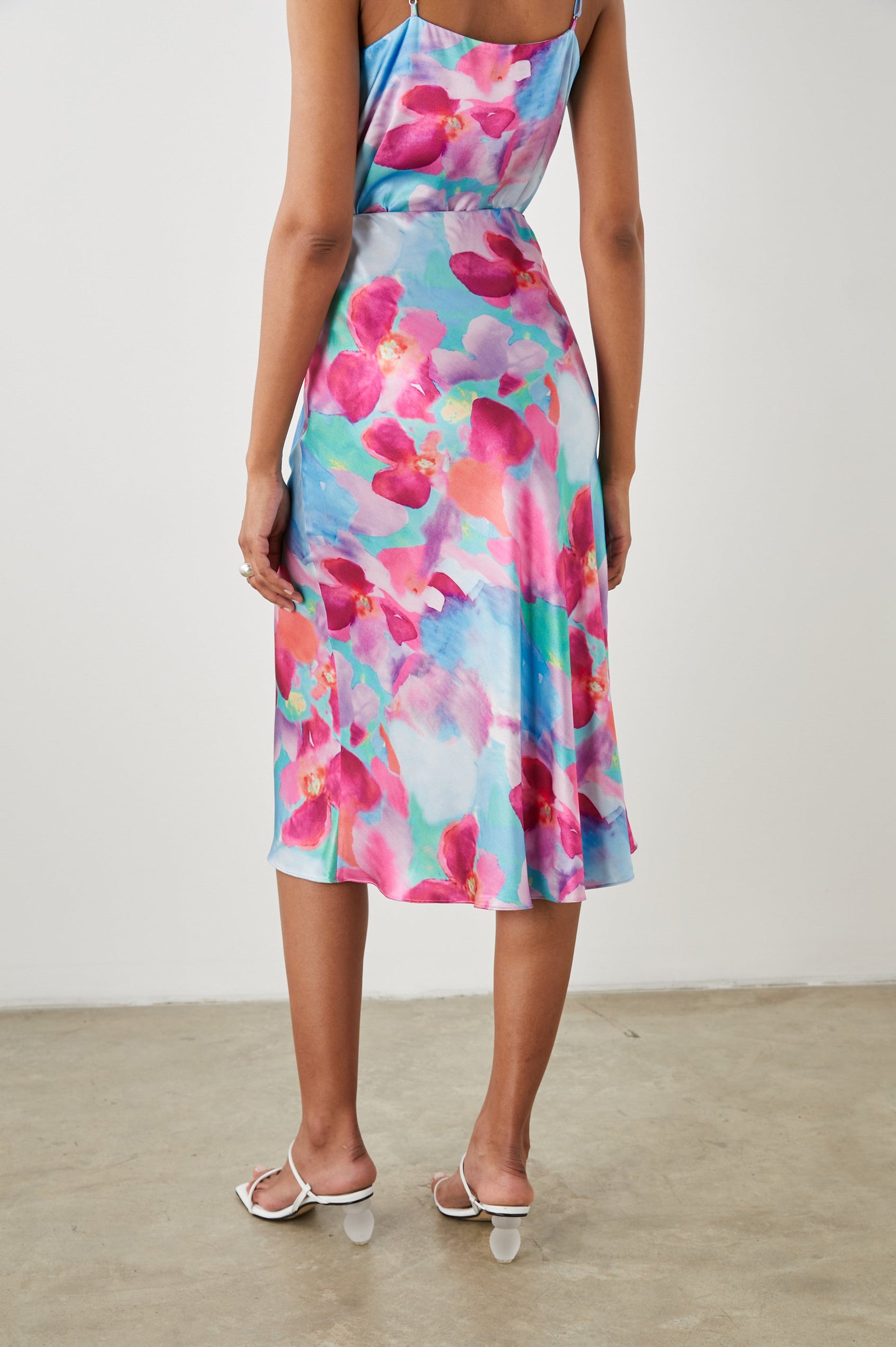 ANA SKIRT LEI FLORAL - BACK