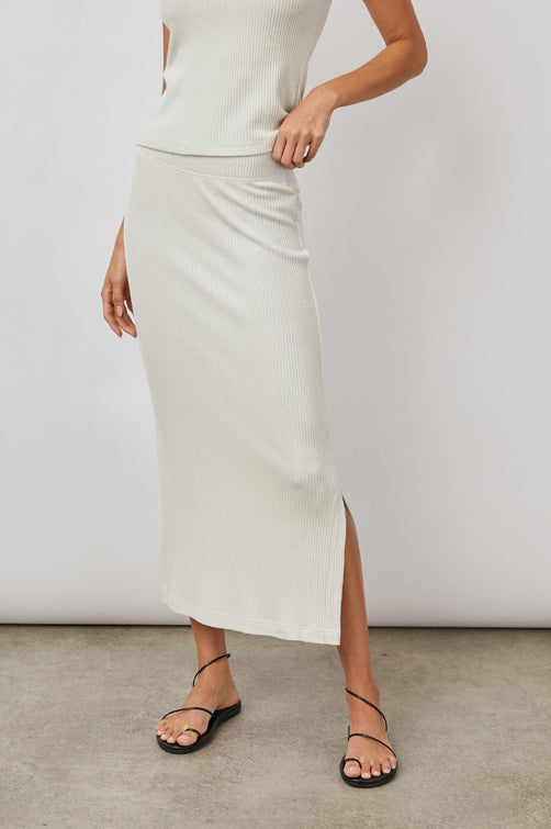 ANGIE IVORY SKIRT- FRONT