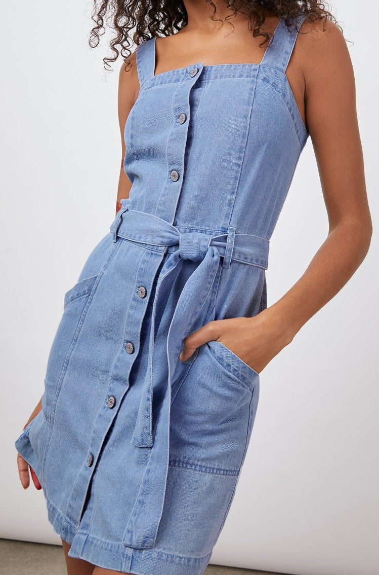 ANITA OCEAN WASH DENIM DRESS-FRONT 