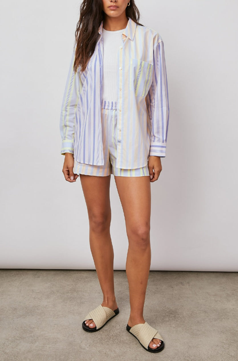 BOXER CITRUS MIXED STRIPED- FRONT