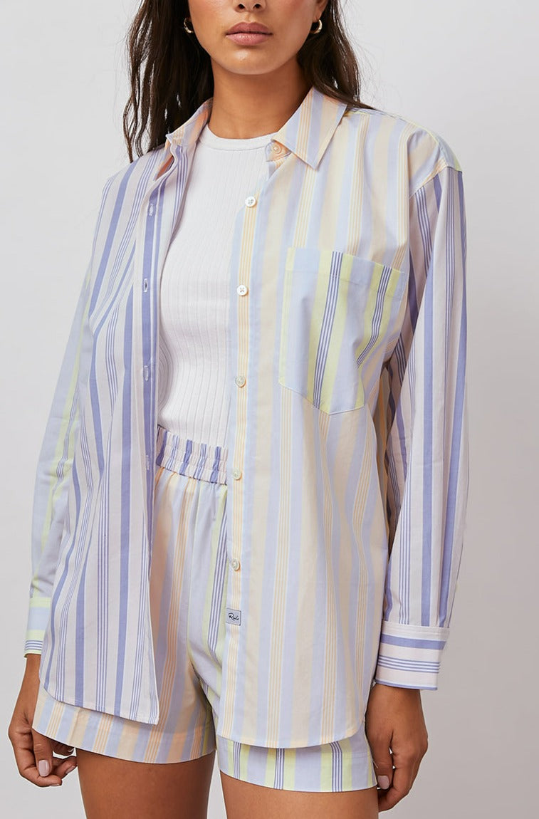 BOXER CITRUS MIXED STRIPED- FRONT