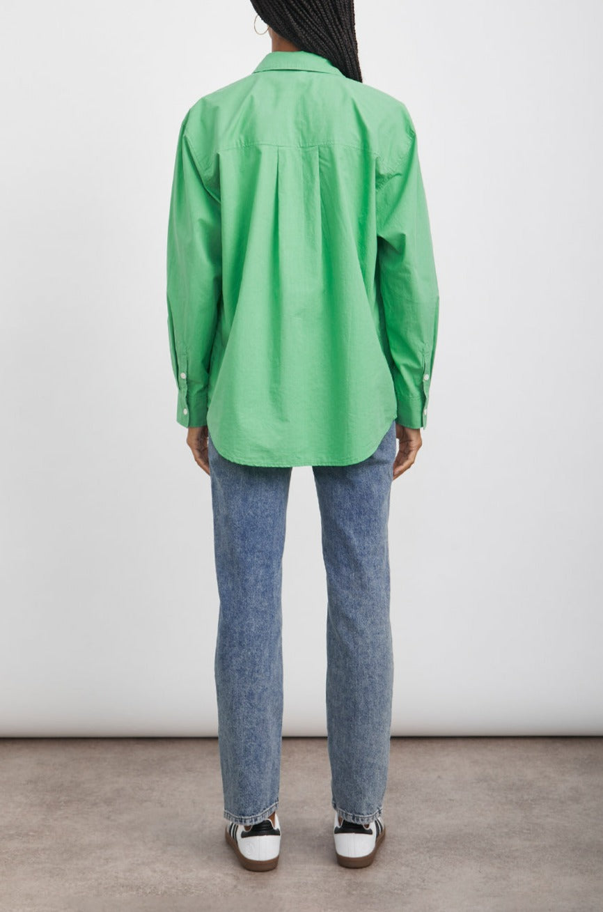 ARLO KELLY GREEN SHIRT-FULL BACK BODY