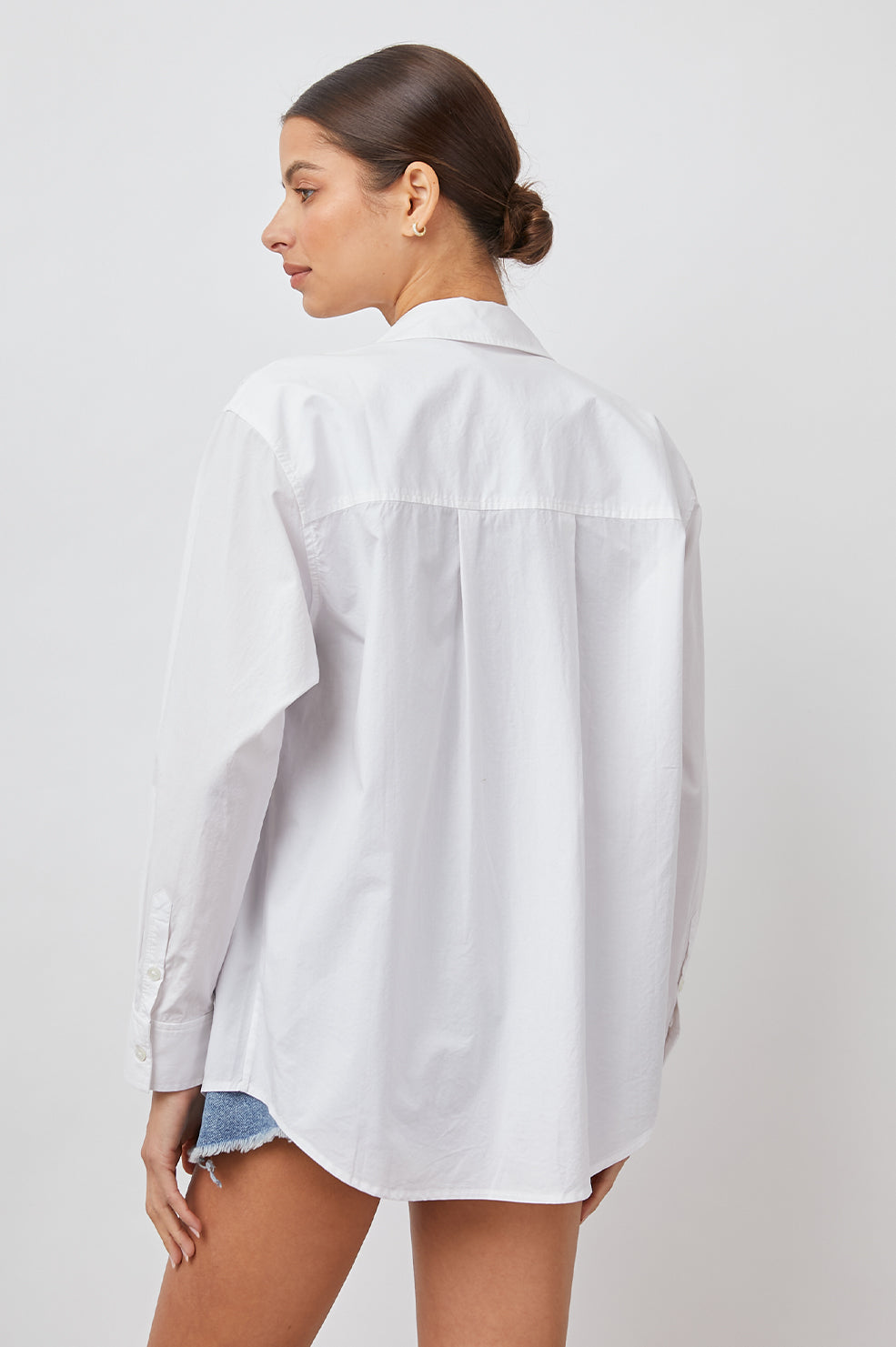 ARLO WHITE LONG SLEEVE BUTTON DOWN - BACK