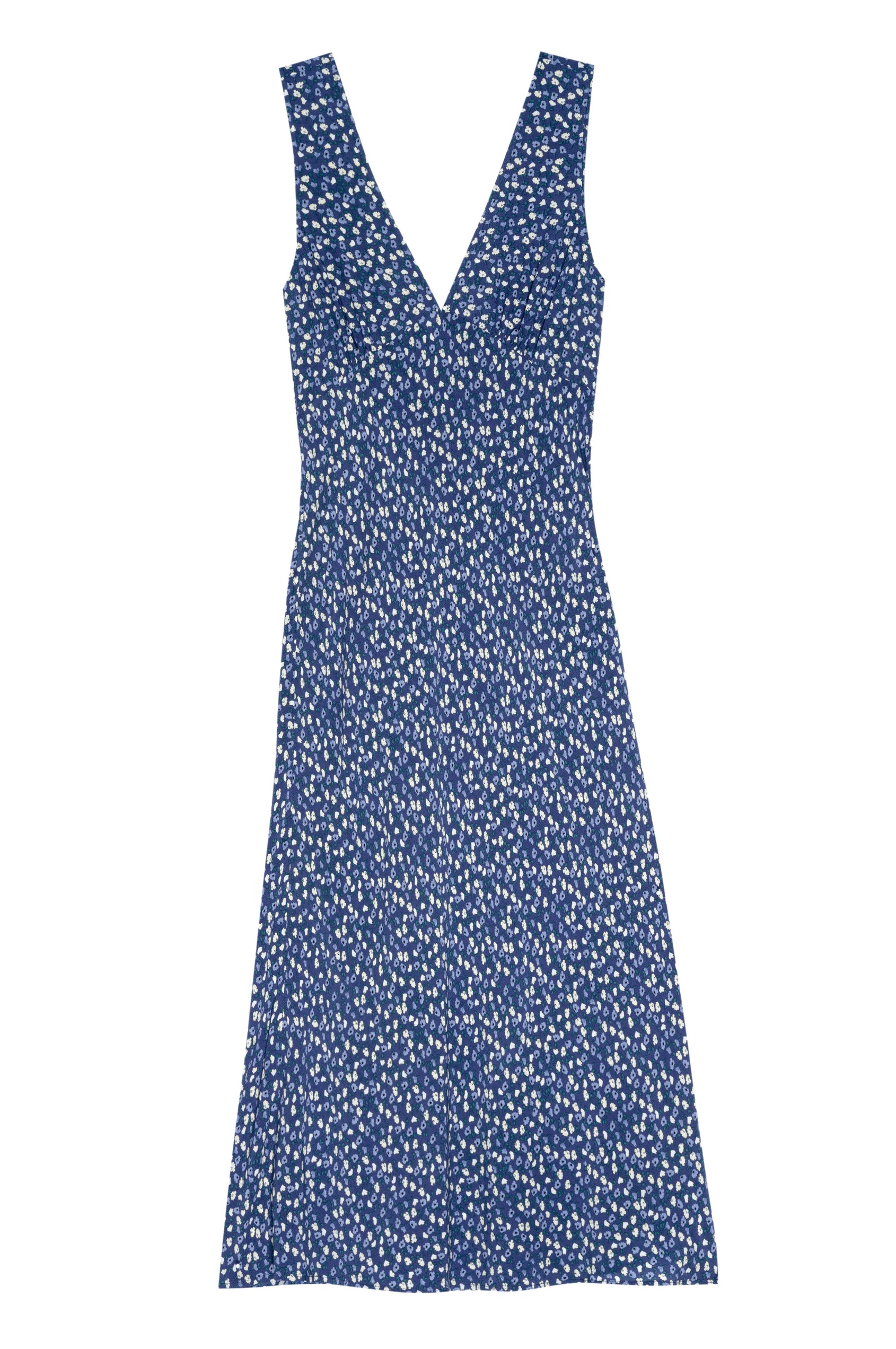 AUDRINA DRESS - NAVY DITSY FLORAL – Rails UK