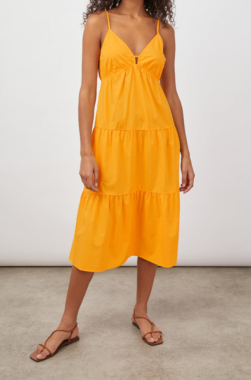 AVRIL MARIGOLD DRESS- FRONT
