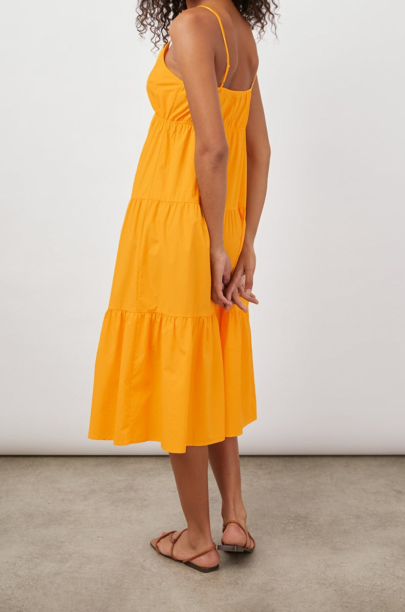 AVRIL MARIGOLD DRESS- BACK