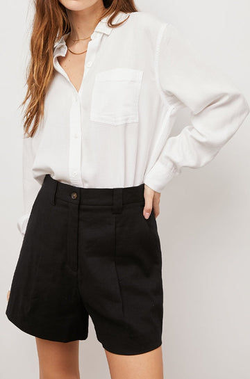 BARRETT TRUE WHITE LONG SLEEVE BUTTON DOWN- FRONT TUCKED