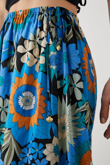 BEECH SKIRT AZUL WILD FLOWER - DETAIL