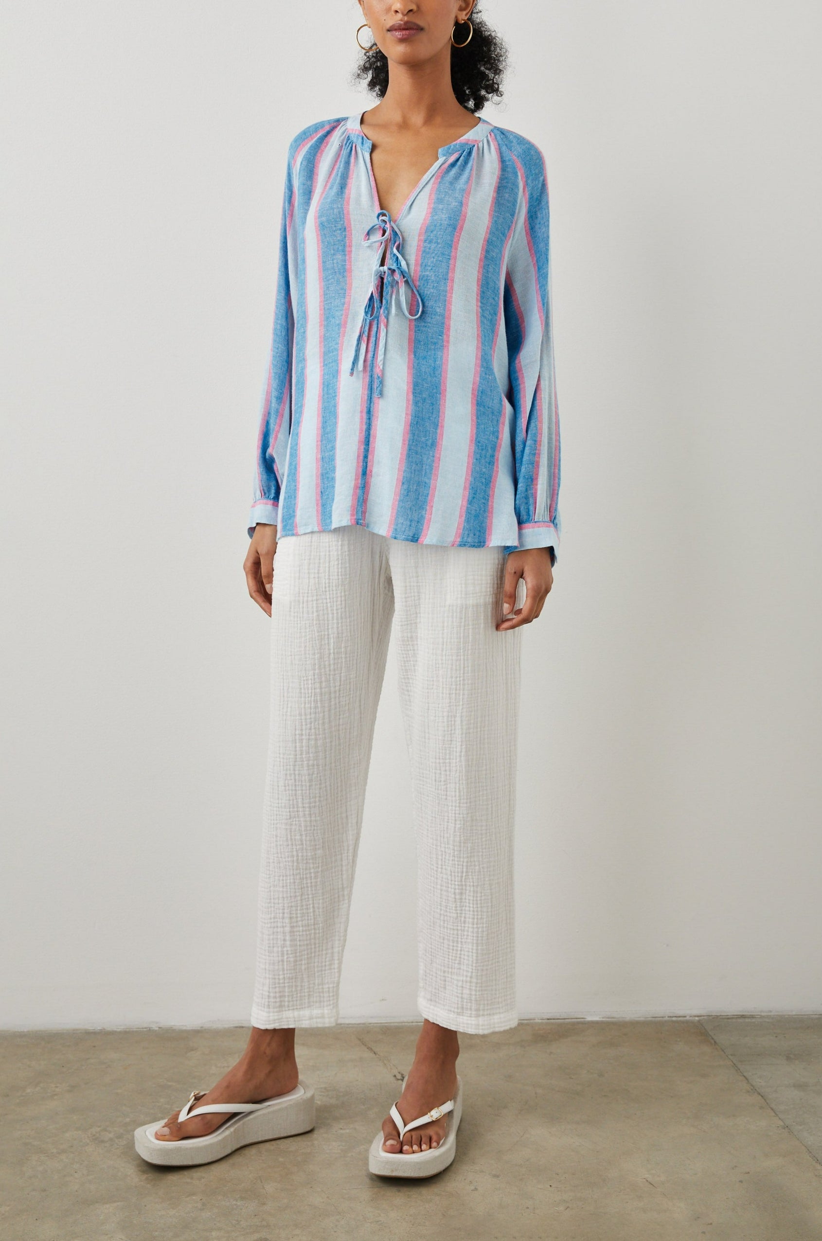 BRIELLE TOP - KONA STRIPE