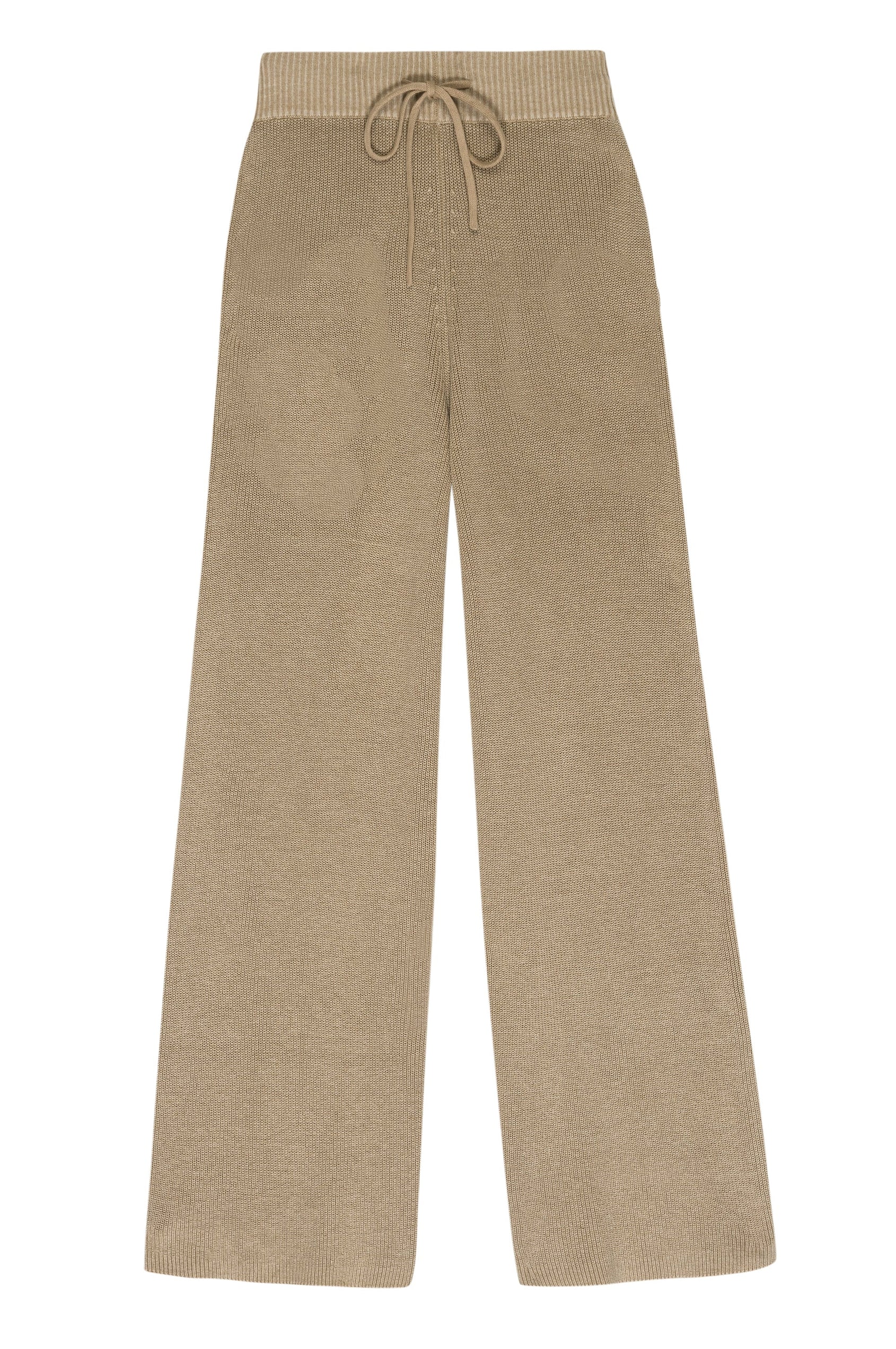 Brook Sand Drawstring Pant - flat