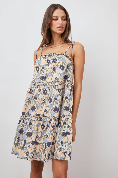 CARALYN MOD FLORAL DRESS- FRONT
