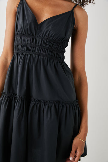 CARMEN DRESS BLACK - DETAIL