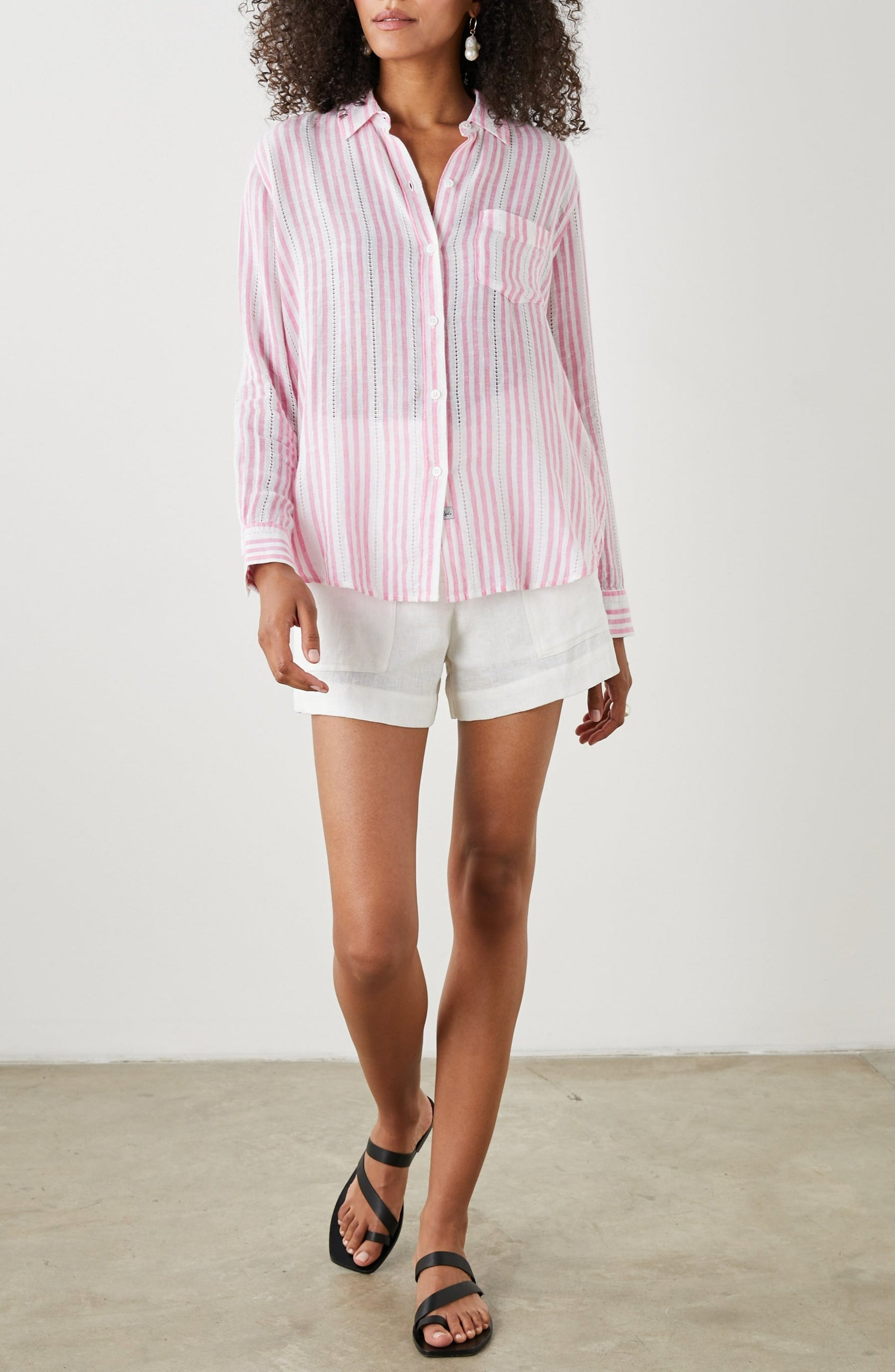 CHARLI SHIRT KOKOMO STRIPE - FULL FRONT BODY