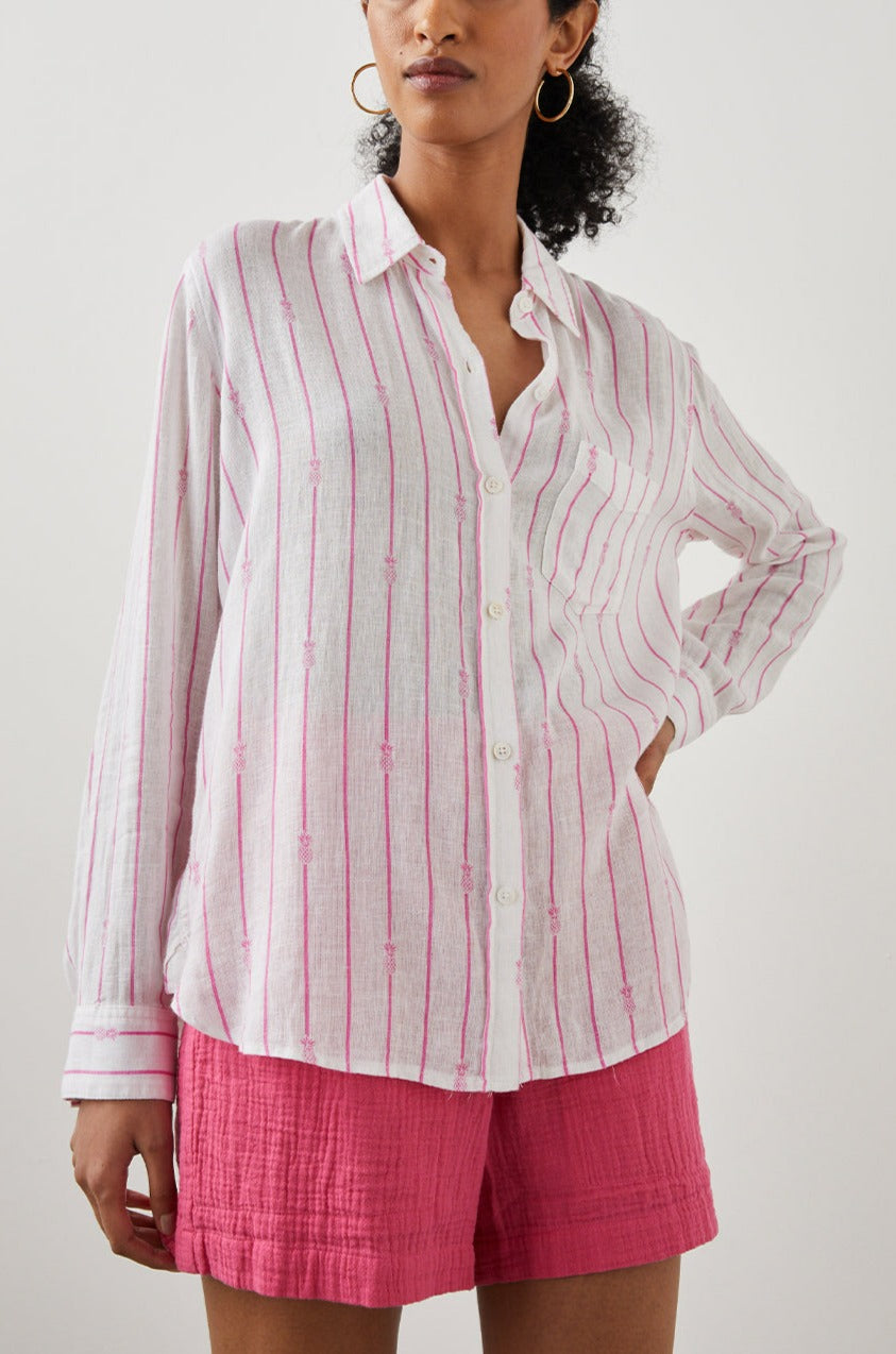 CHARLI PINK PINEAPPLE STRIPE TUCKED IN