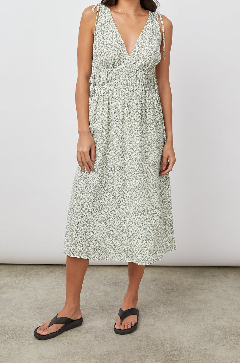 CONSTANTINE GREEN GARDEN DRESS-FRONT