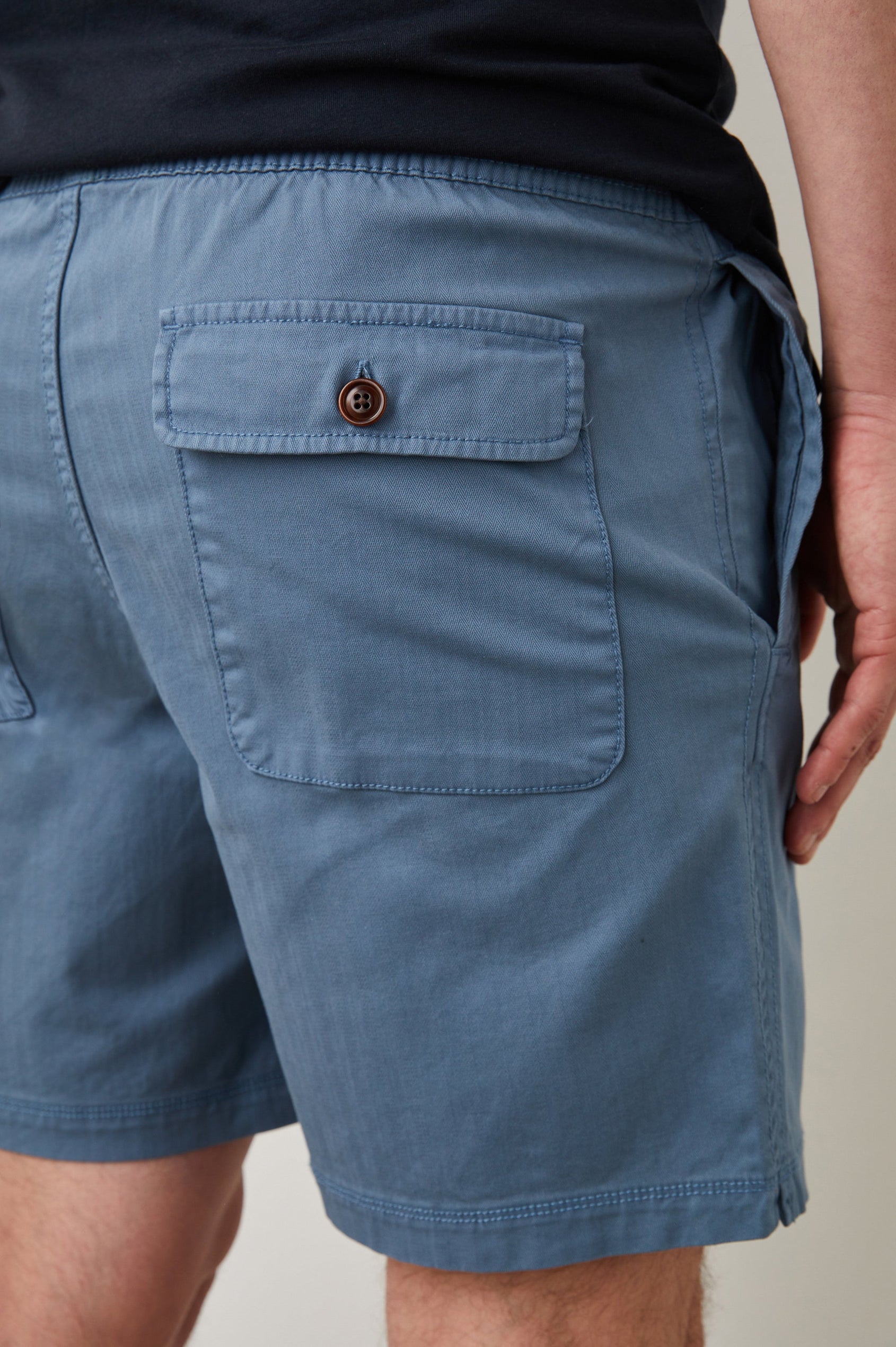 CRUZ SHORT COPEN BLUE - BACK DETAILS