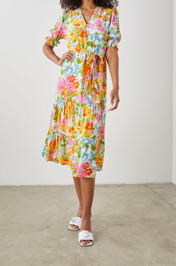 ELIANA DRESS DAY GARDEN - FRONT FULL BODY