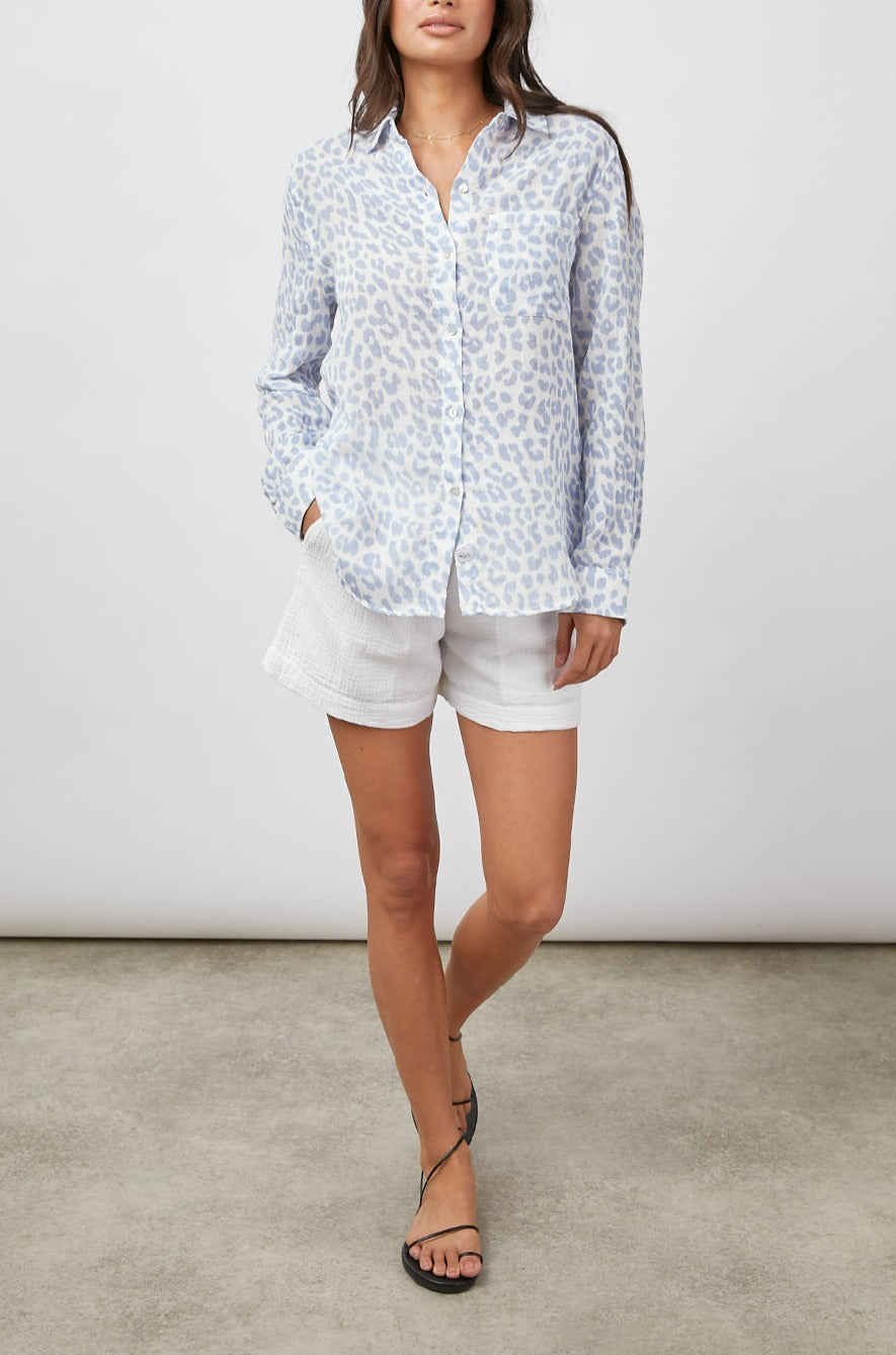 Ellis Blue Jaguar - Front Full Body Untucked