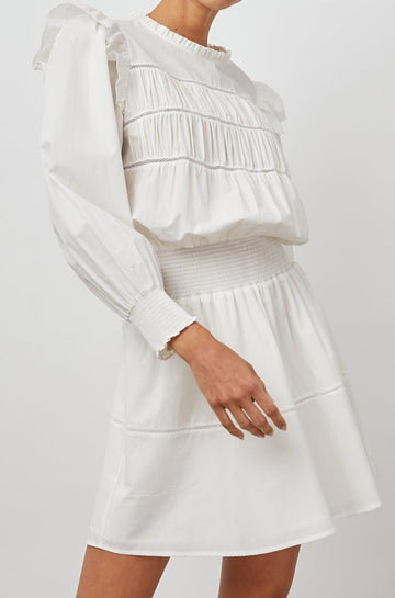 FAREN DRESS WHITE - FRONT BODY