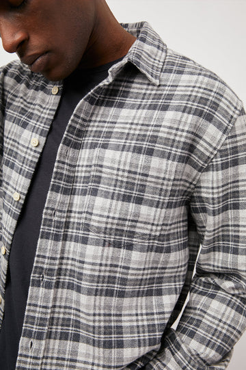 FORREST SHIRT - CHROMIUM MELANGE