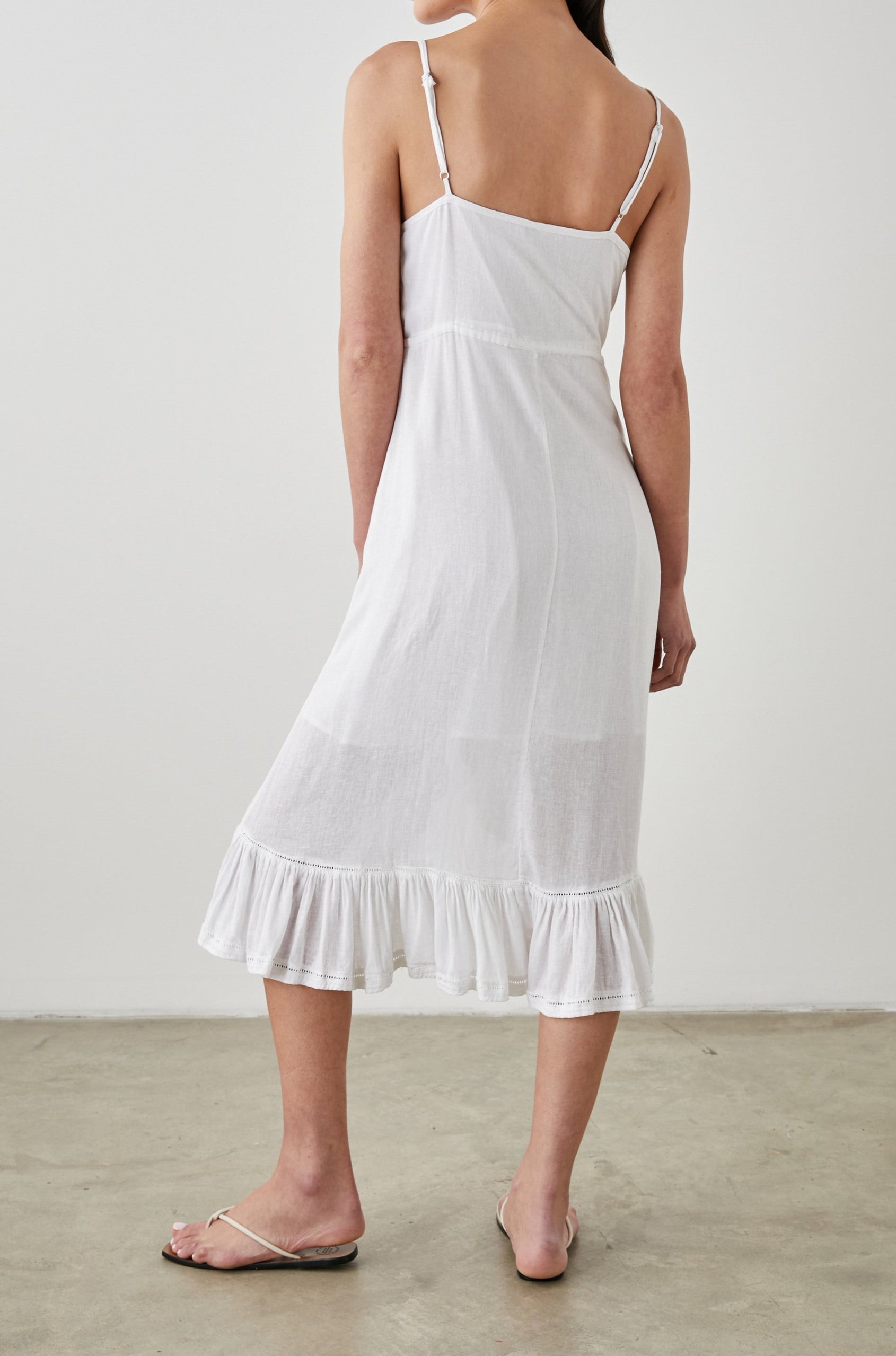 FRIDA DRESS WHITE - BACK
