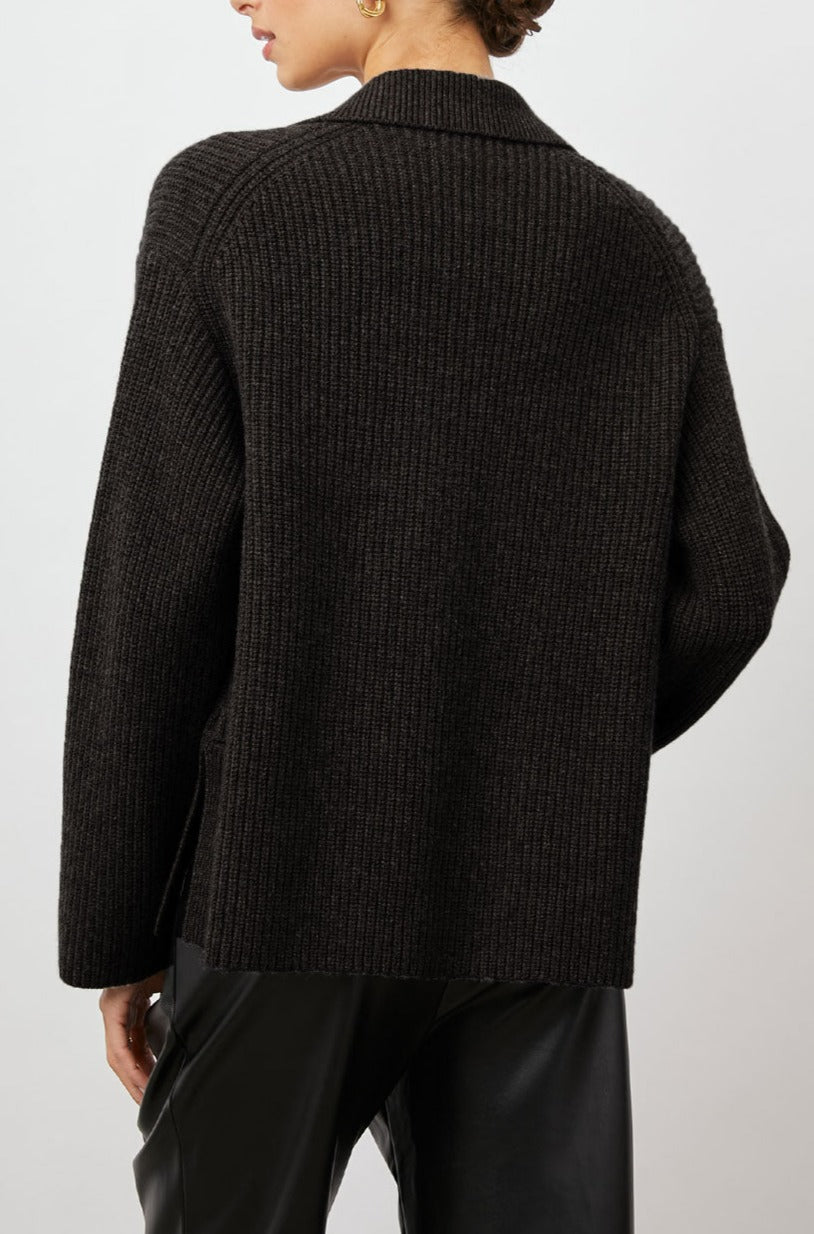 HARRIS SWEATER - BLACK - BACK