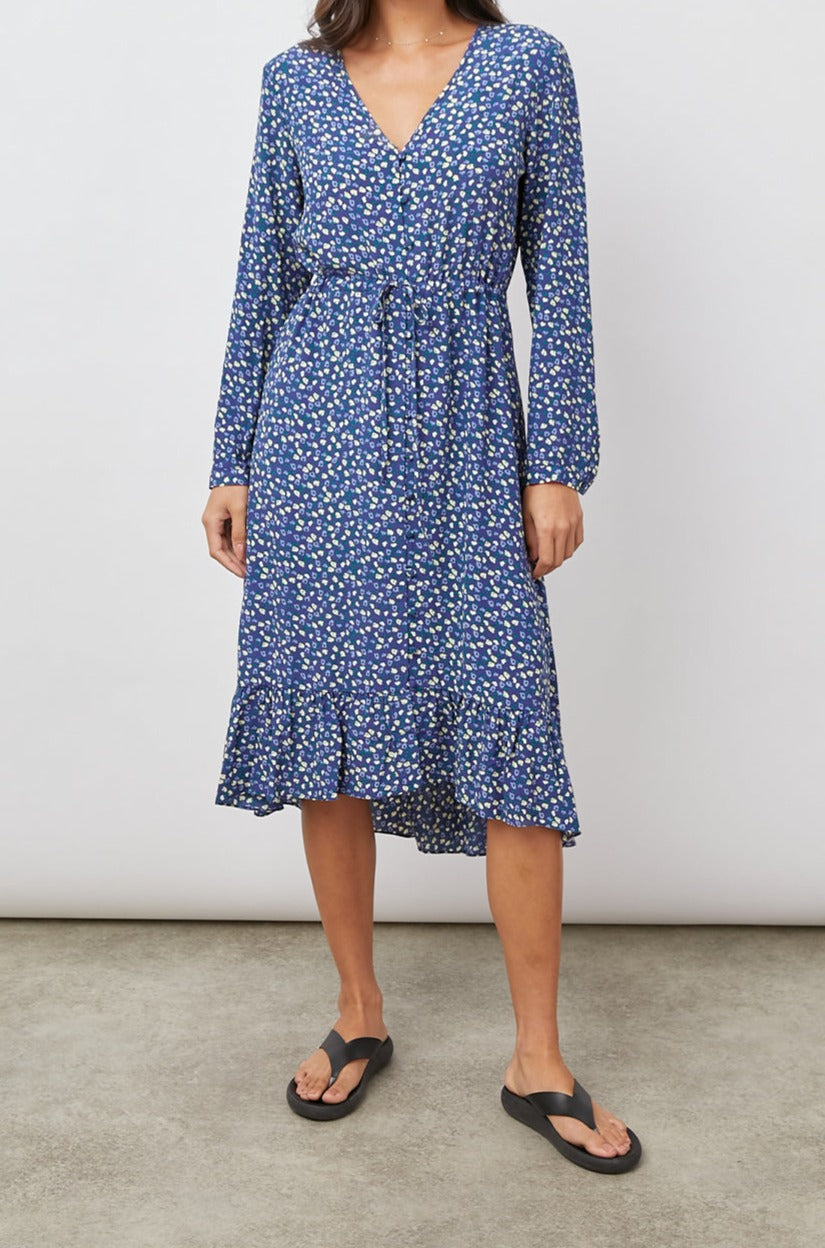 JADE NAVY DITSY FLORAL- FULL FRONT BODY