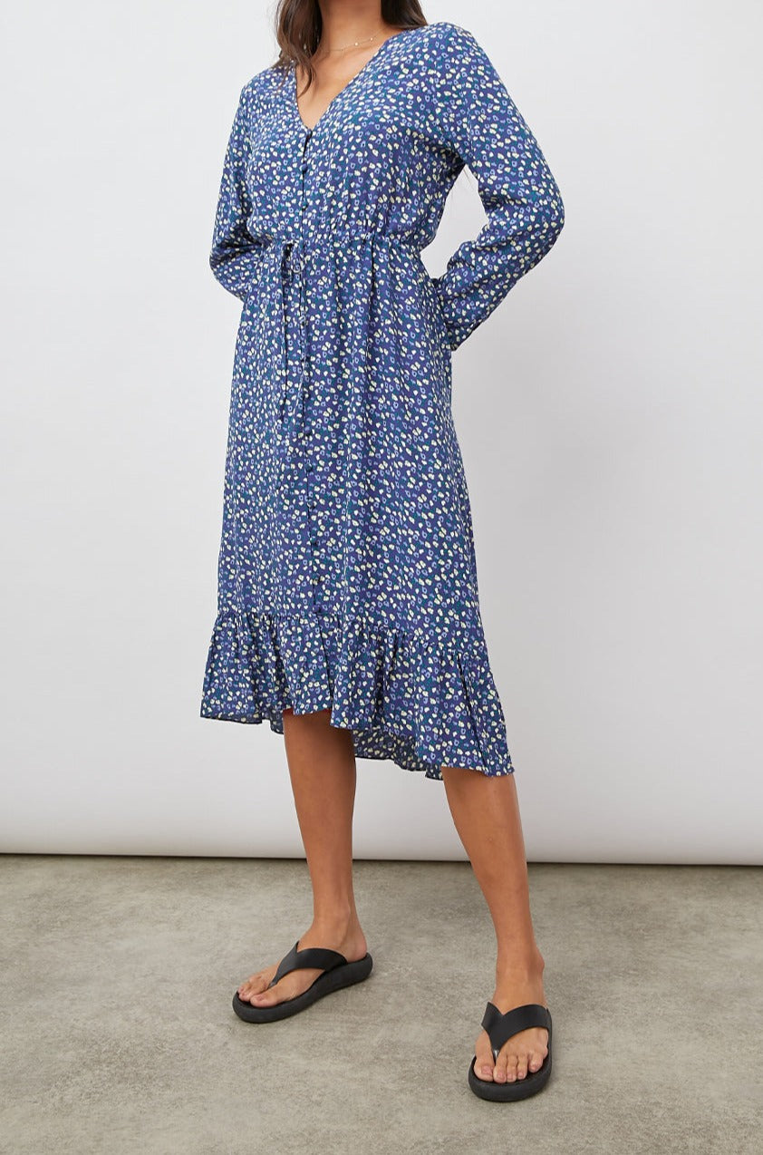 JADE NAVY DITSY FLORAL- FULL FRONT BODY