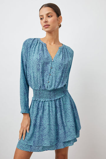 JASMINE JEWEL CHEETAH DRESS- FRONT