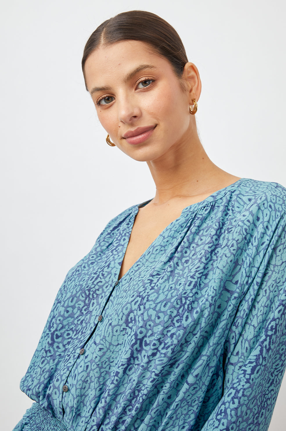 JASMINE JEWEL CHEETAH DRESS- DETAIL