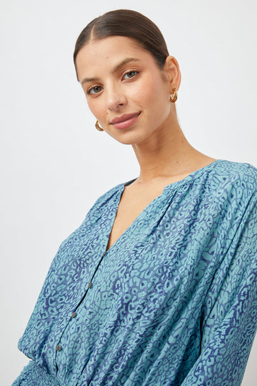 JASMINE JEWEL CHEETAH DRESS- DETAIL