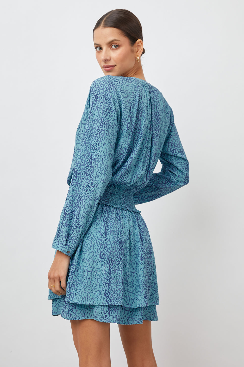 JASMINE JEWEL CHEETAH DRESS- BACK