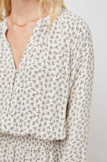 JASMINE PETITE FLORAL DRESS-DETAIL