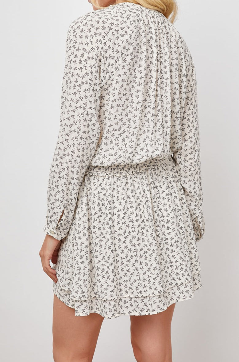 JASMINE PETITE FLORAL DRESS-BACK ANGLE