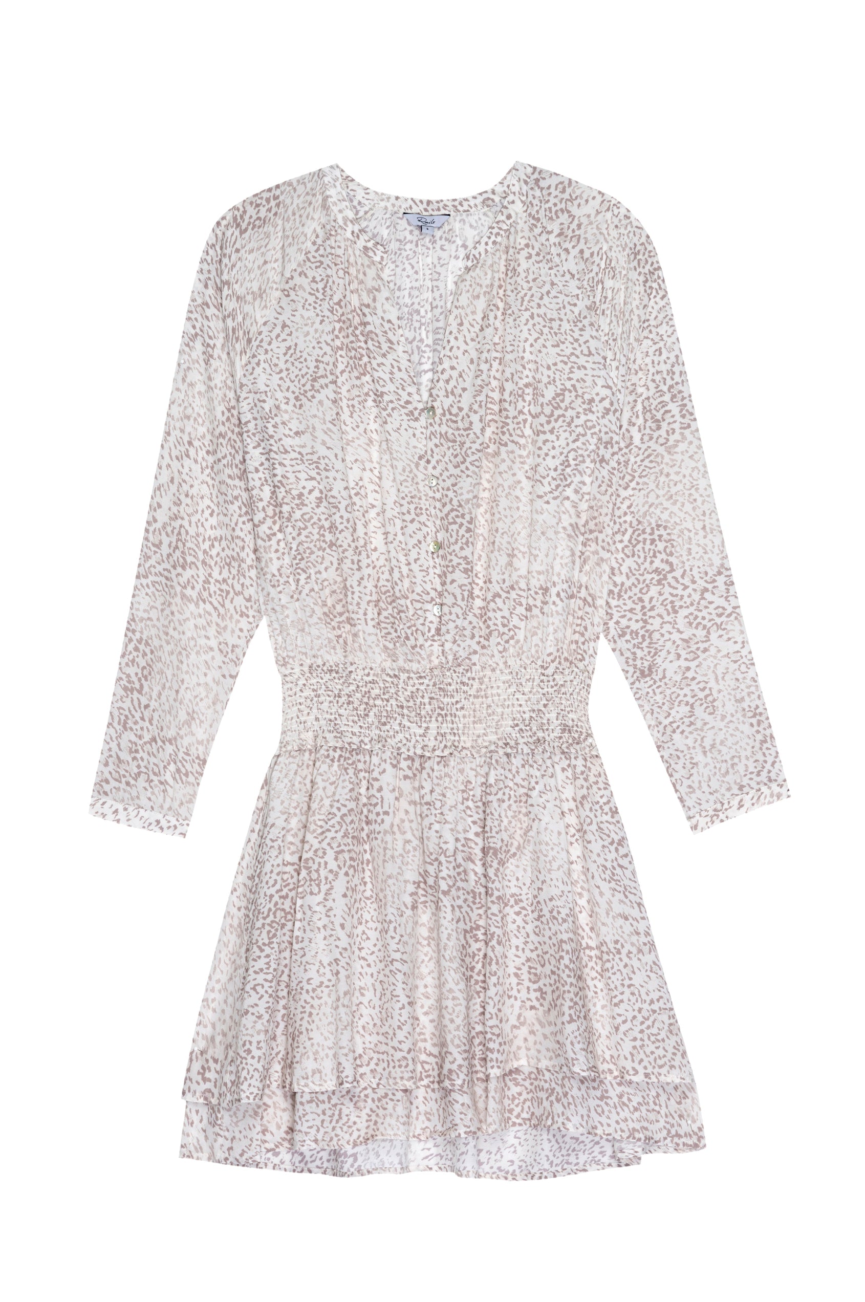 JASMINE TAN WATERCOLOR LEOPARD- FLAT