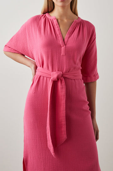 JESSE DRESS HIBISCUS - DETAIL