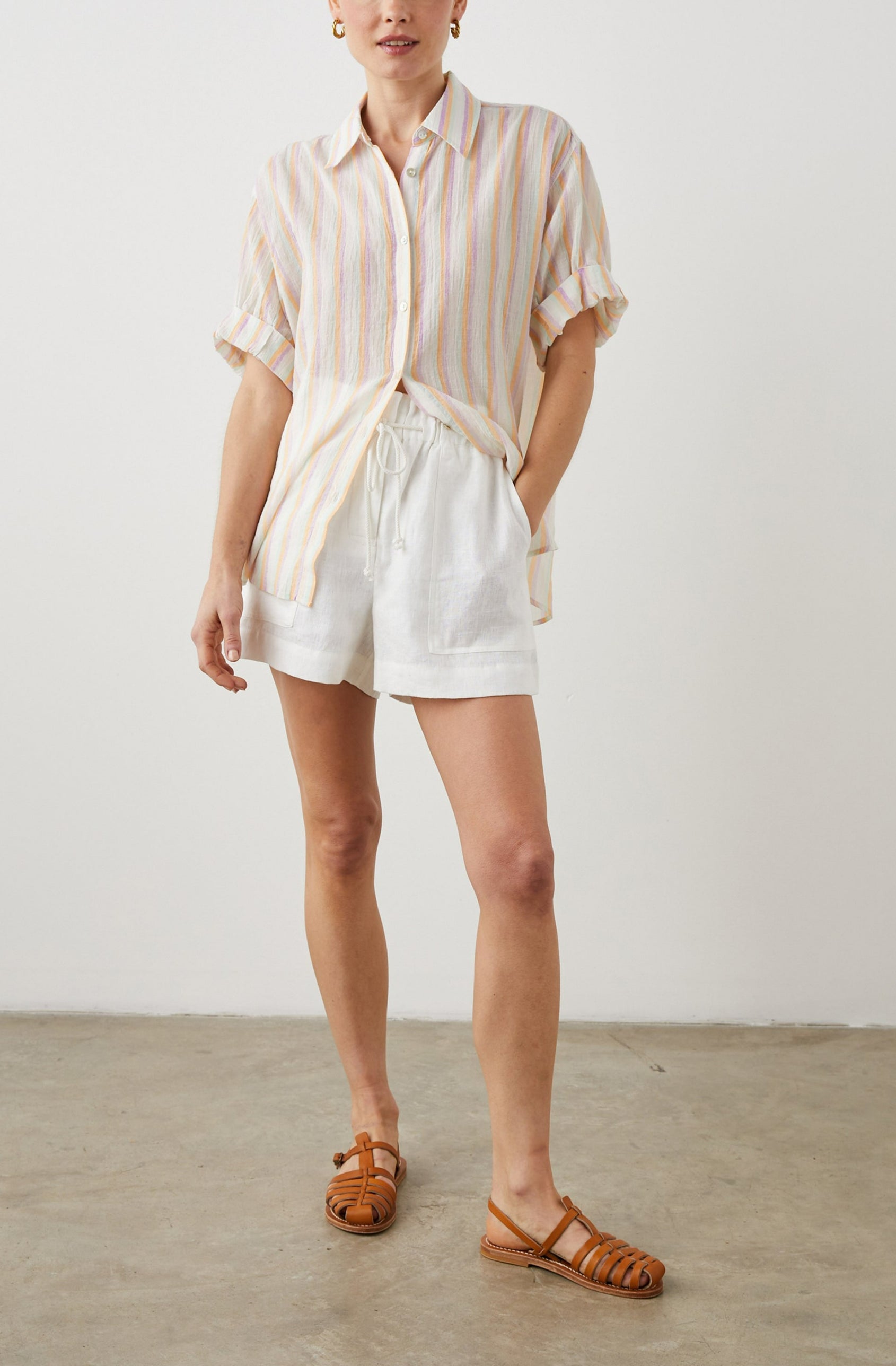 JOJO SHIRT MALTA STRIPE - FULL FRONT BODY