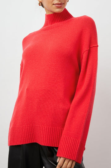 SASHA GRENADINE SWEATER- FRONT