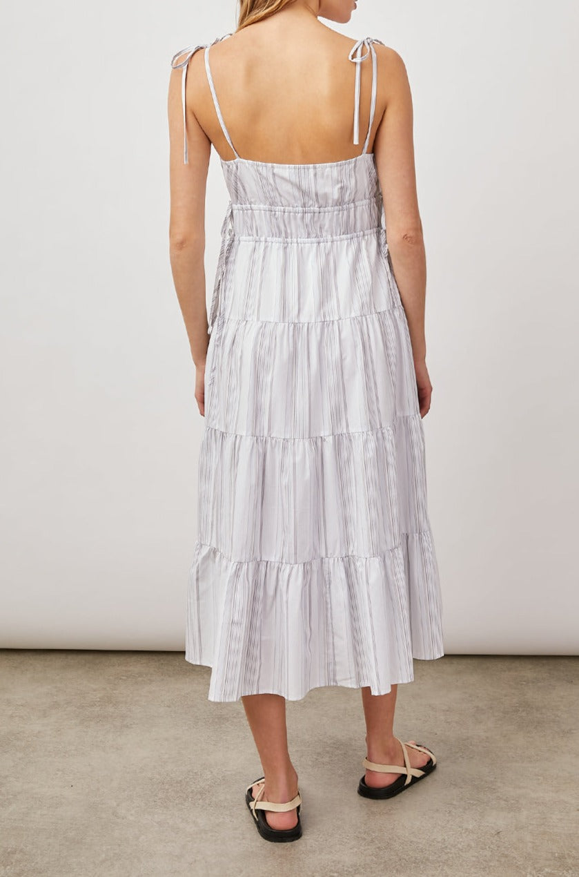 JULIA WEST SEA PORT STRIPE DRESS-BACK