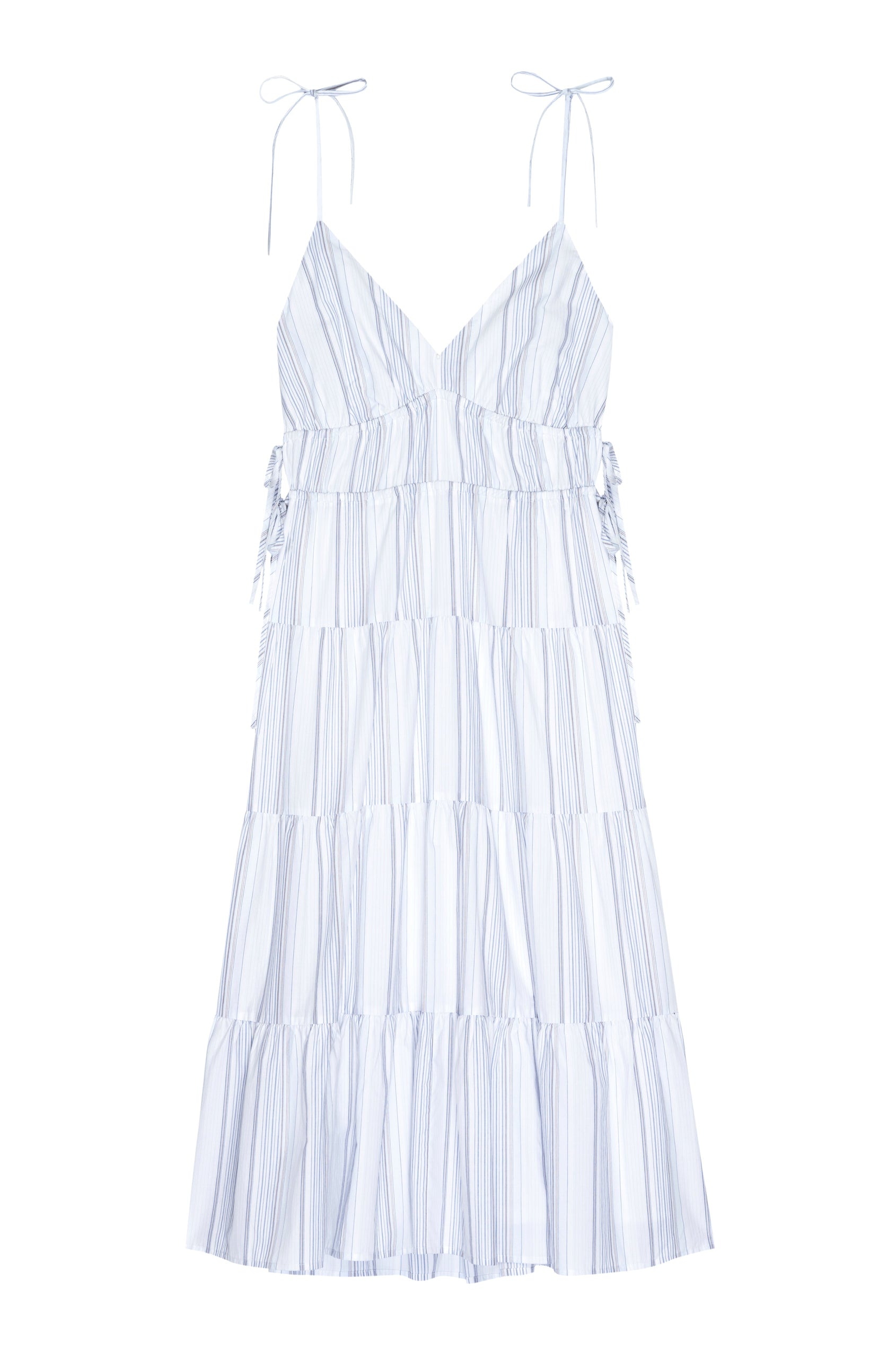 JULIA WEST SEA PORT STRIPE DRESS- FLAT