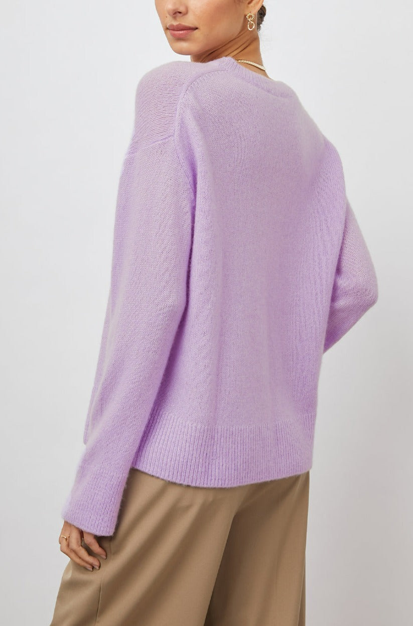 JUNO LAVENDER SWEATER-BACK