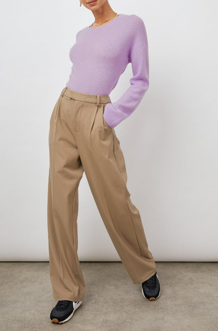 JUNO LAVENDER SWEATER-FULL FRONT BODY
