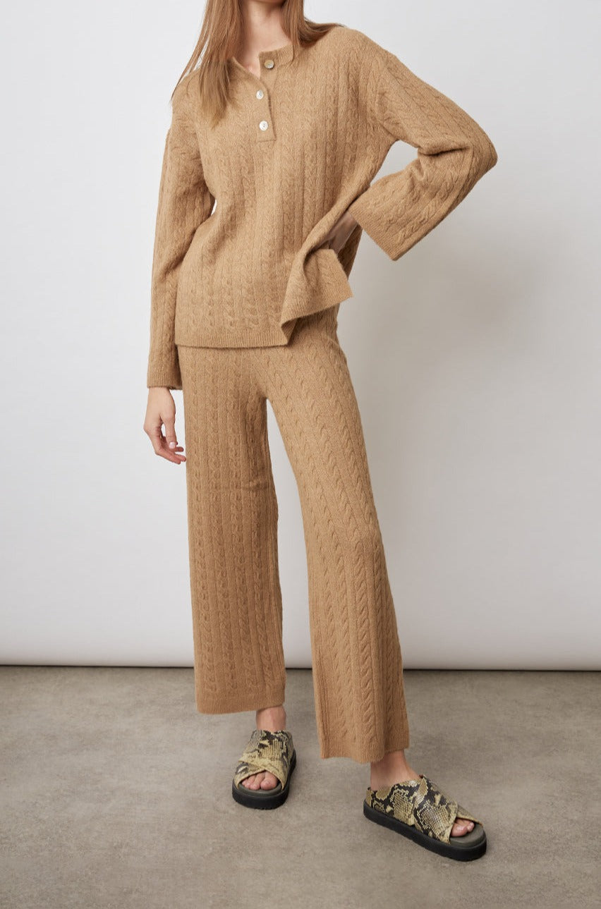 LUMA BROWN TOP- FULL FRONT BODY