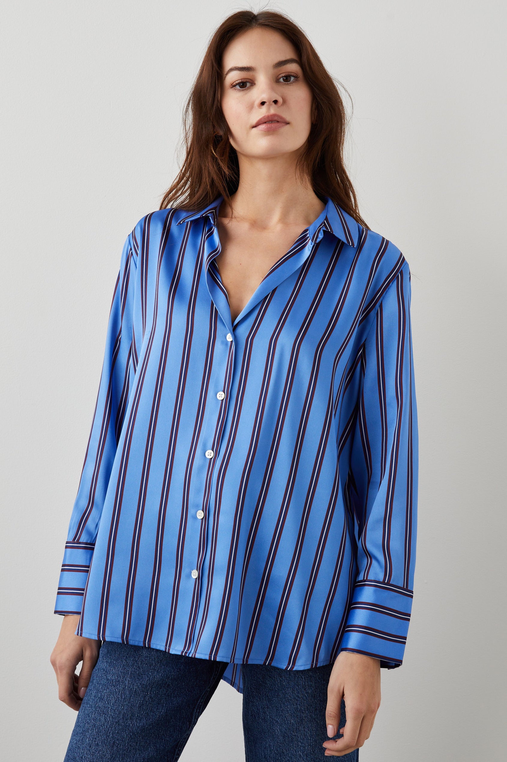 LEDGER SHIRT PRIMROSE STRIPE - FRONT