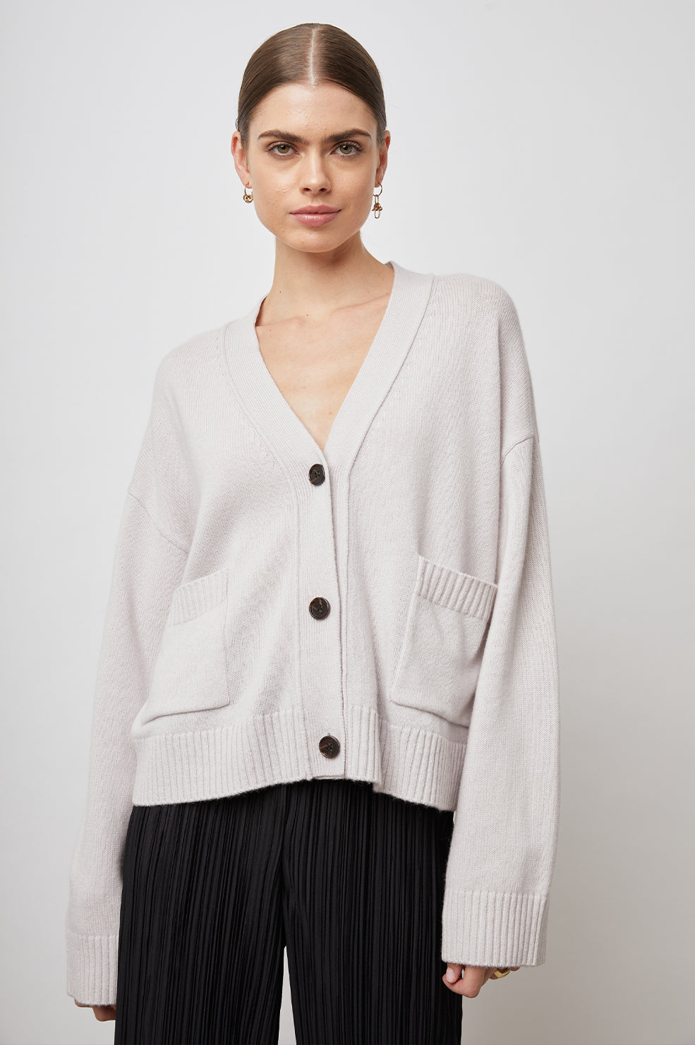 LINDI CARDIGAN STONE - Main Image