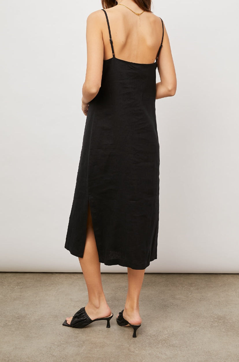 LIZZIE TRUE BACK BUTTON DOWN DRESS-BACK