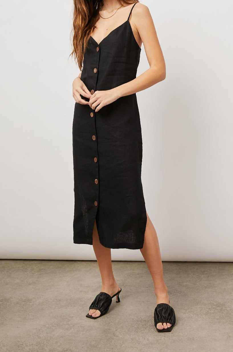LIZZIE TRUE BACK BUTTON DOWN DRESS-FULL FRONT BODY