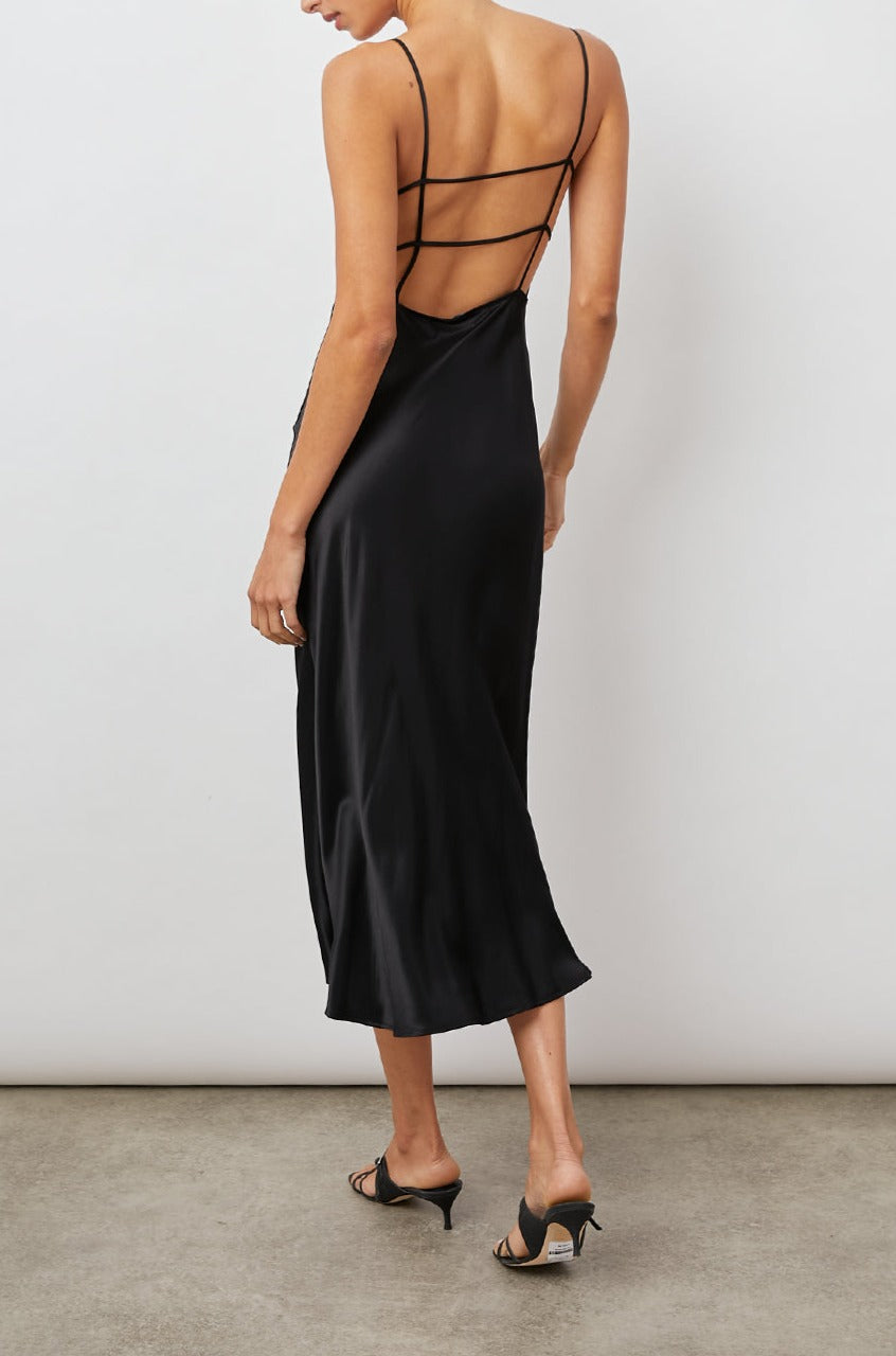 LOTTIE BLACK DRESS-BACK