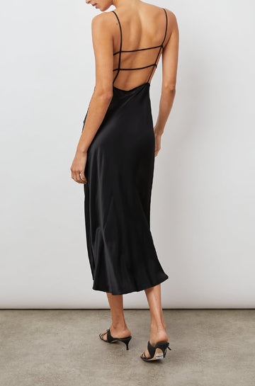 LOTTIE BLACK DRESS-BACK