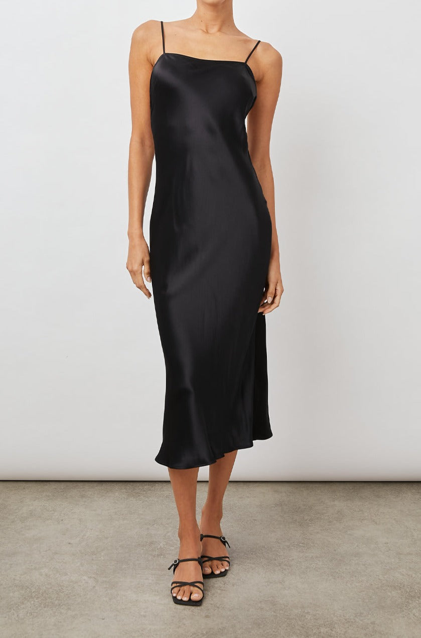 LOTTIE BLACK DRESS- FRONT